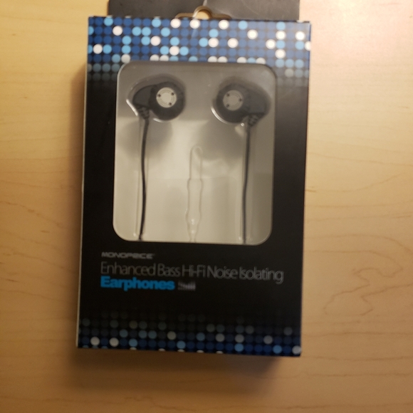 Monoprice Other - NIB--Monoprice Enhanced Bass Hi-Fi Noise-Isolating Earphones